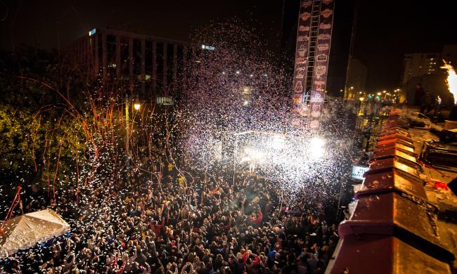 confetti on beale street