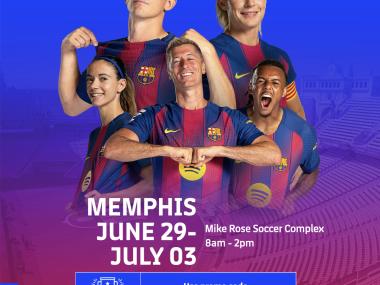 event graphic with promo code listed: FCBMTRAVEL50